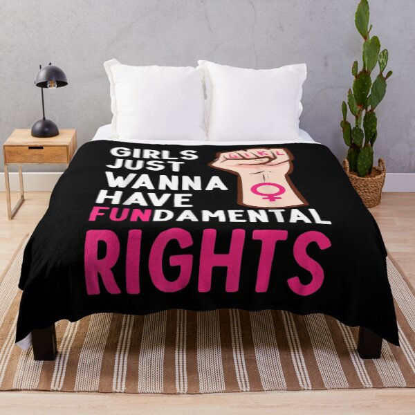 Item preview, Girls Just Wanna Have Fundamental Right Feminism Empowerment  designed and sold by laurenm233.