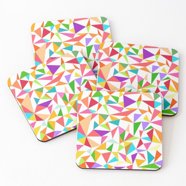 Item preview, Colorful triangle mosaic pattern designed and sold by TheCosmoWest.