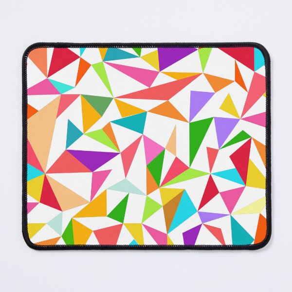 Item preview, Colorful triangle mosaic pattern designed and sold by TheCosmoWest.
