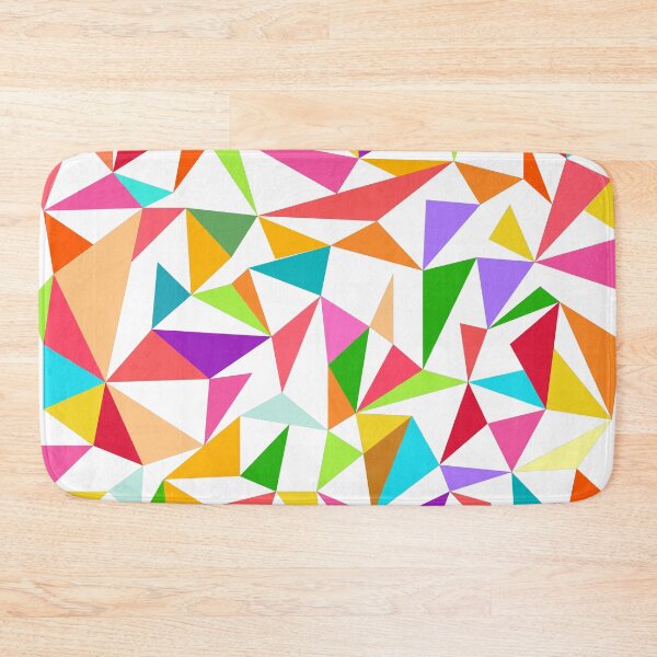 Item preview, Colorful triangle mosaic pattern designed and sold by TheCosmoWest.