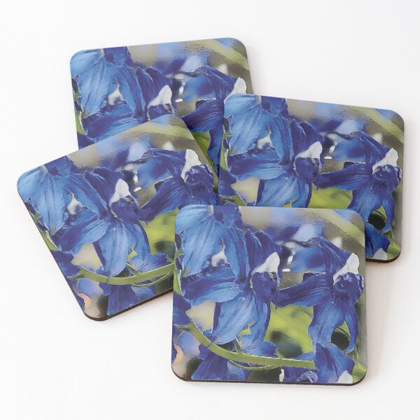 Item preview, Blue Beauty | Stunning Larkspur Delphinium Wildflower designed and sold by arlutai.