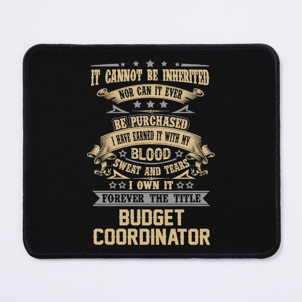 Item preview, Budget Coordinator T Shirt - Forever The Title Job Gift Item Tee designed and sold by celiagomez456.
