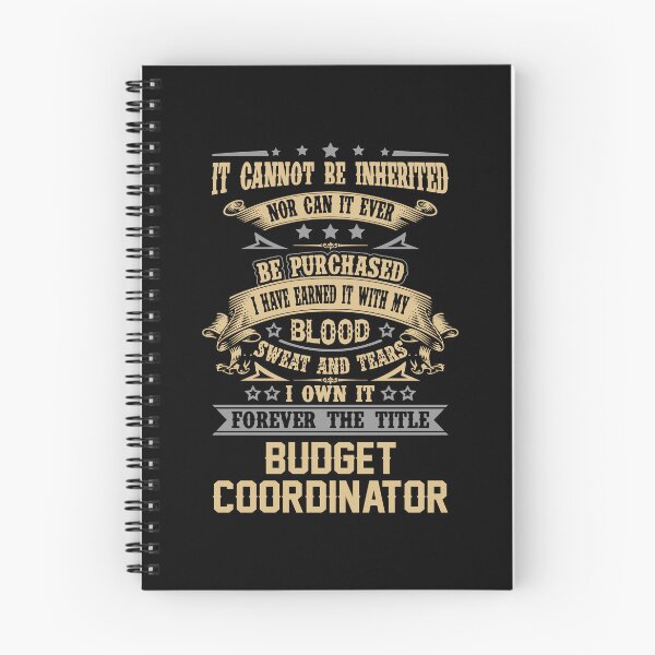 Item preview, Budget Coordinator T Shirt - Forever The Title Job Gift Item Tee designed and sold by celiagomez456.
