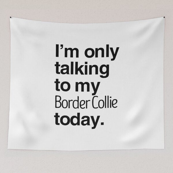 Item preview, I'm Only Talking To My Border Collie designed and sold by More Cute Dogs.