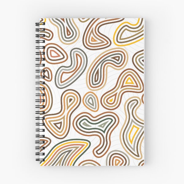 Item preview, Organic abstract fluid shape pattern designed and sold by TheCosmoWest.