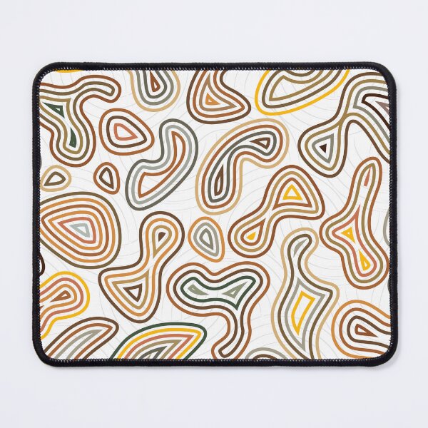 Item preview, Organic abstract fluid shape pattern designed and sold by TheCosmoWest.