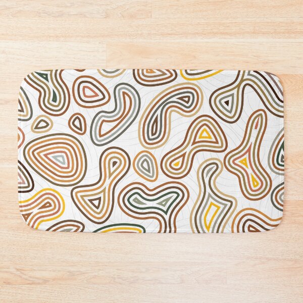Item preview, Organic abstract fluid shape pattern designed and sold by TheCosmoWest.