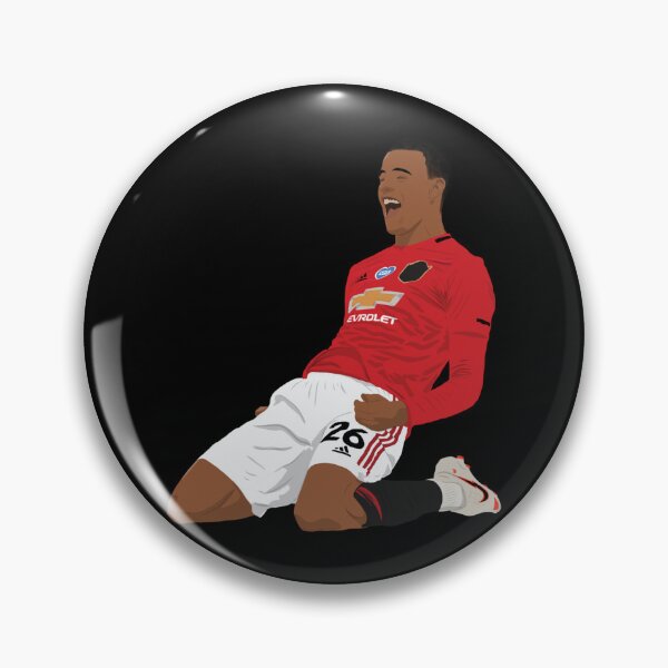 Artikelvorschau, Mason Greenwood Kniegleiter Mufc Aufkleber entworfen und verkauft von ricedali41.