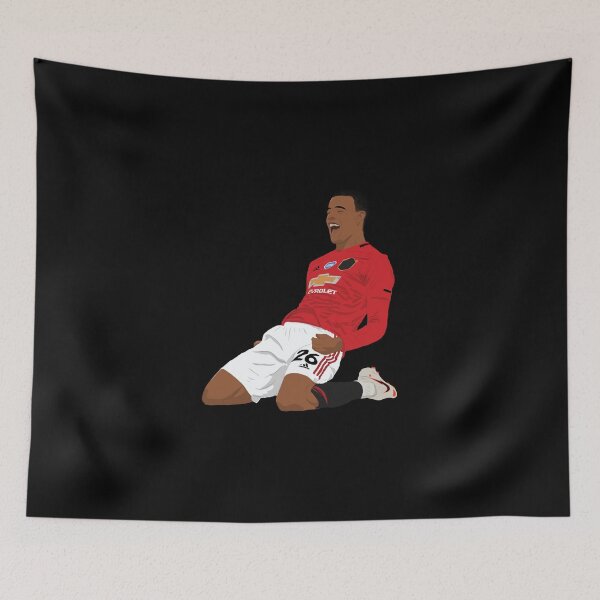 Item preview, Mason Greenwood Knee Slide Mufc Sticker designed and sold by ricedali41.