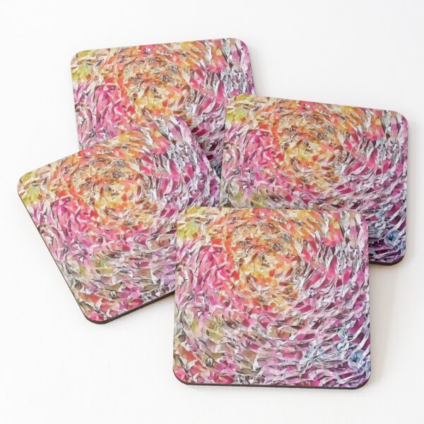 Item preview, A Crinkled Rainbow - Colorful Abstract Spiral designed and sold by TheSplitWindow.
