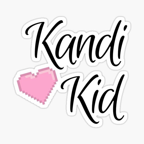 Kandi Rave PLUR Cuddle Pile Sticker for Sale by feelingfractal