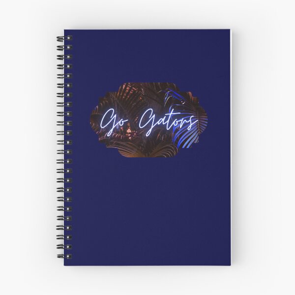 Item preview, Blue cursive Neon Go Gators! (Decorative border) designed and sold by swampmami.