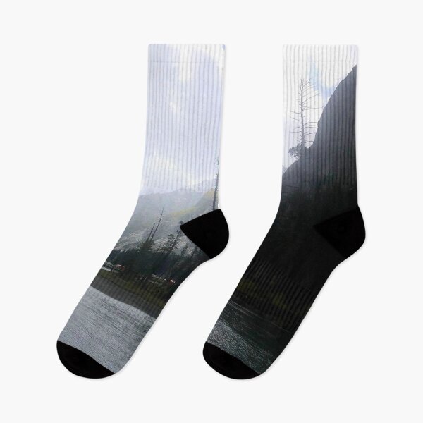 Item preview, Calm Water Lake Clouds And Mountains designed and sold by Saim-Photos.