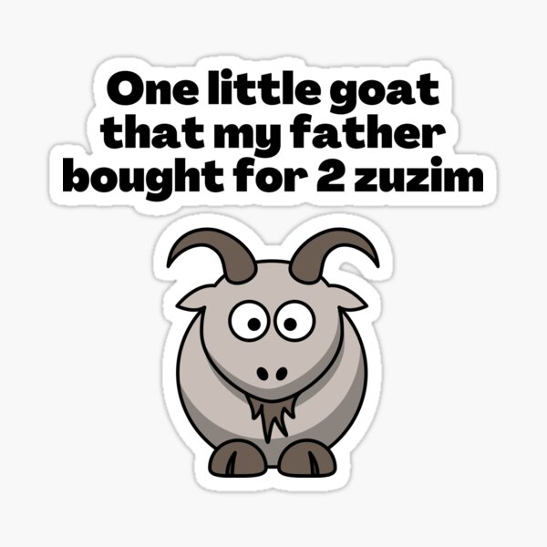 Item preview, Chad Gadya - One Little Goat designed and sold by NJGDesigns.