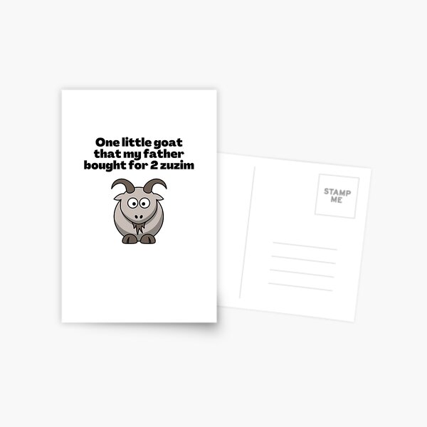 Item preview, Chad Gadya - One Little Goat designed and sold by NJGDesigns.