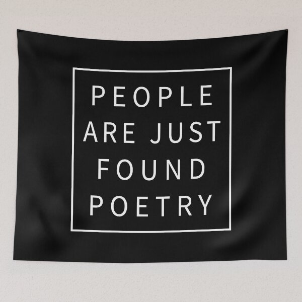 Item preview, People Are Just Found Poetry designed and sold by DAFIN.