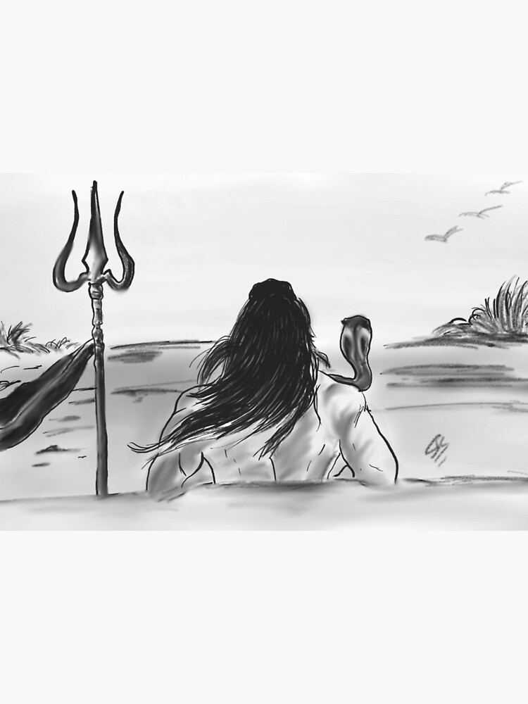 ArtStation - This drawing for Mahadev ji it's so easy drawing made by Reena  Drawing Academy