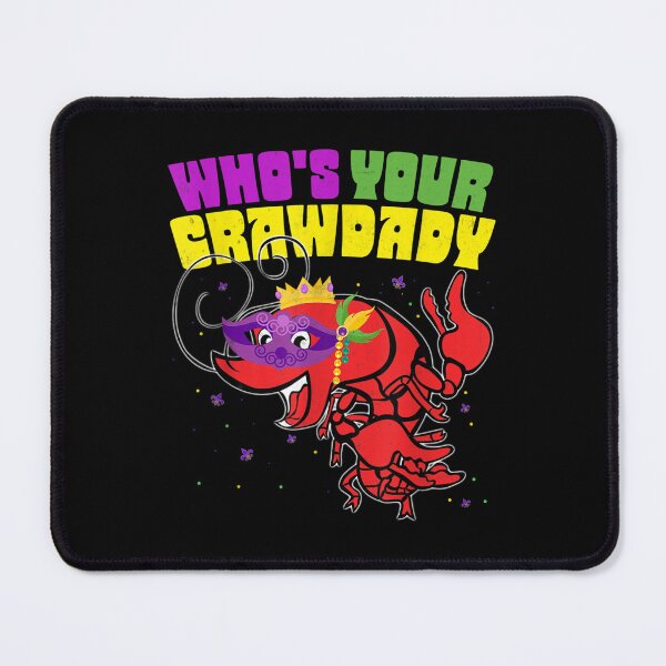 Item preview, Whos Your Crawdaddy Crawfish Jester Beads Funny Mardi Gras  designed and sold by 77tara.