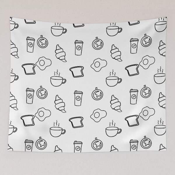 Item preview, Let's All Go And Have Breakfast - But First Breakfast - Breakfast Pattern designed and sold by Fatamimosh.