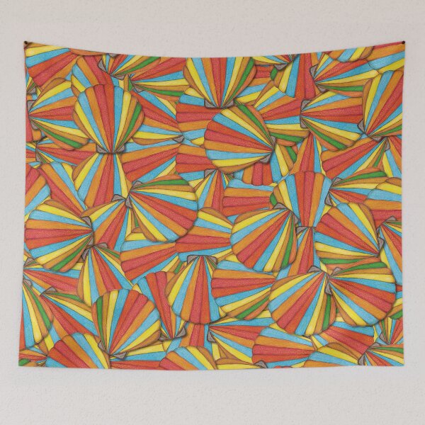 Item preview, Rainbow shell designed and sold by ArtBannerDesign.
