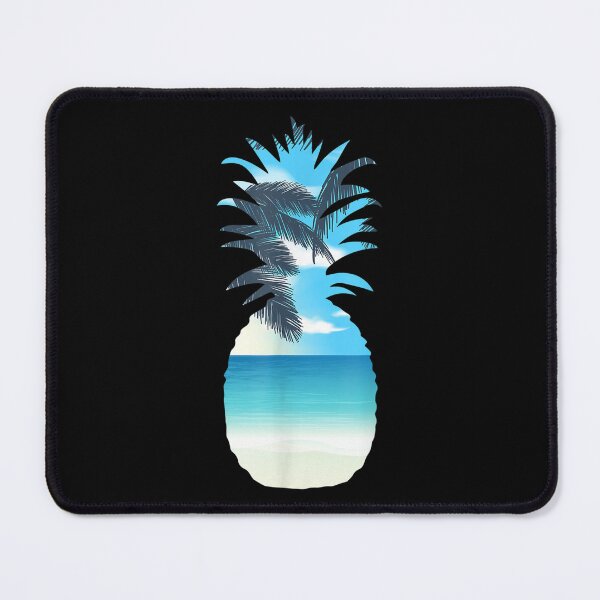Item preview, Pineapple On A Beach Cool Tropical Fruit designed and sold by 77tara.