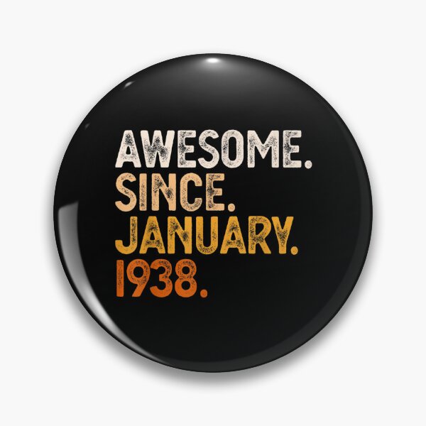 Item preview, Awesome Since January 1938 84th Birthday Gift 84 Year Old  designed and sold by 77tara.
