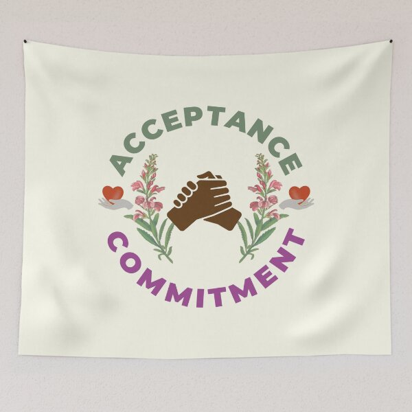 Item preview, Acceptance And Commitment - Mental Health Awareness | Mental Healthy Quote designed and sold by Delandor.