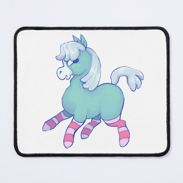 Item preview, horse + stripey socks designed and sold by LemonOwl.