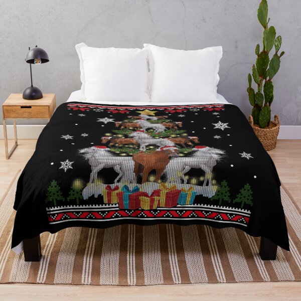Item preview, Horse Christmas Tree Xmas Lover Gift Ugly Xmas Sweater designed and sold by 77tara.