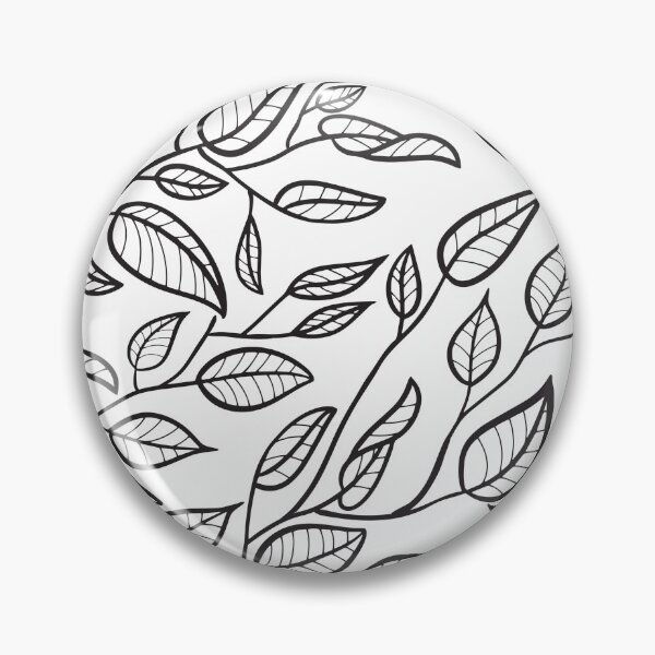 Item preview, Minimalist Leaf Line Art Illustration as a Seamless Surface Pattern Design designed and sold by ZaryaKiqo.