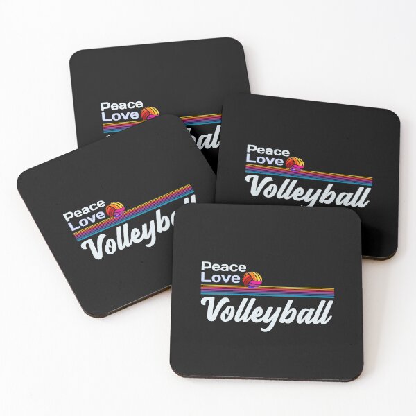 Item preview, Peace Love Volleyball - Retro Volleyball Apparel Gifts designed and sold by DeeSignTShirts.