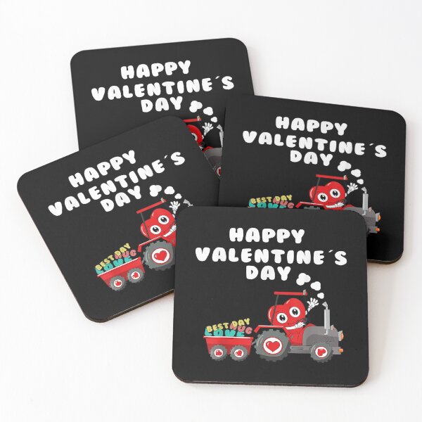Item preview, Kids Happy Valentines Day Heart In Tractor Funny Toddler Boy  designed and sold by 77tara.