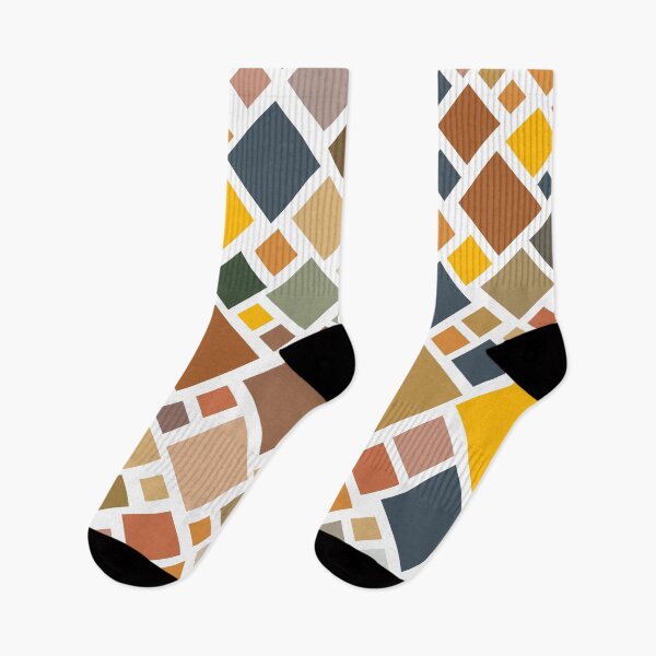 Item preview, Earthy diagonal square pattern  designed and sold by TheCosmoWest.
