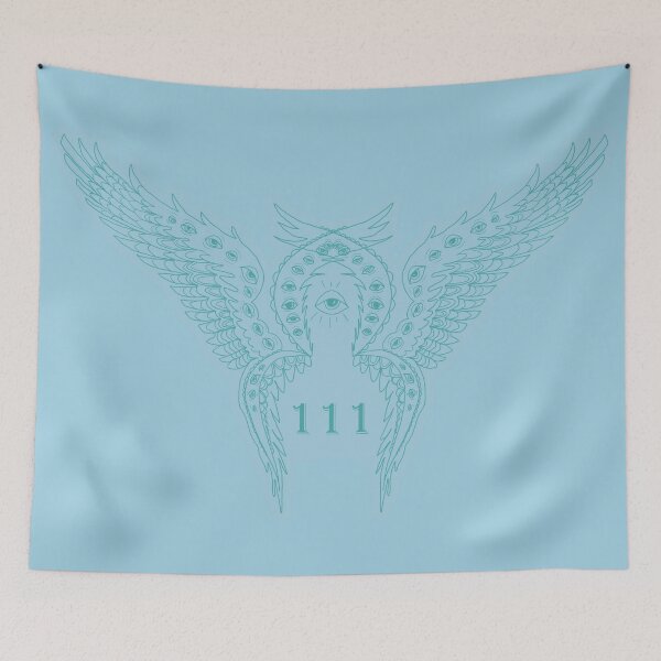 Item preview, Angel Number 111 in blue designed and sold by Ms. Aitch.