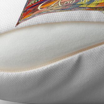 Alternate view of With God Throw Pillow