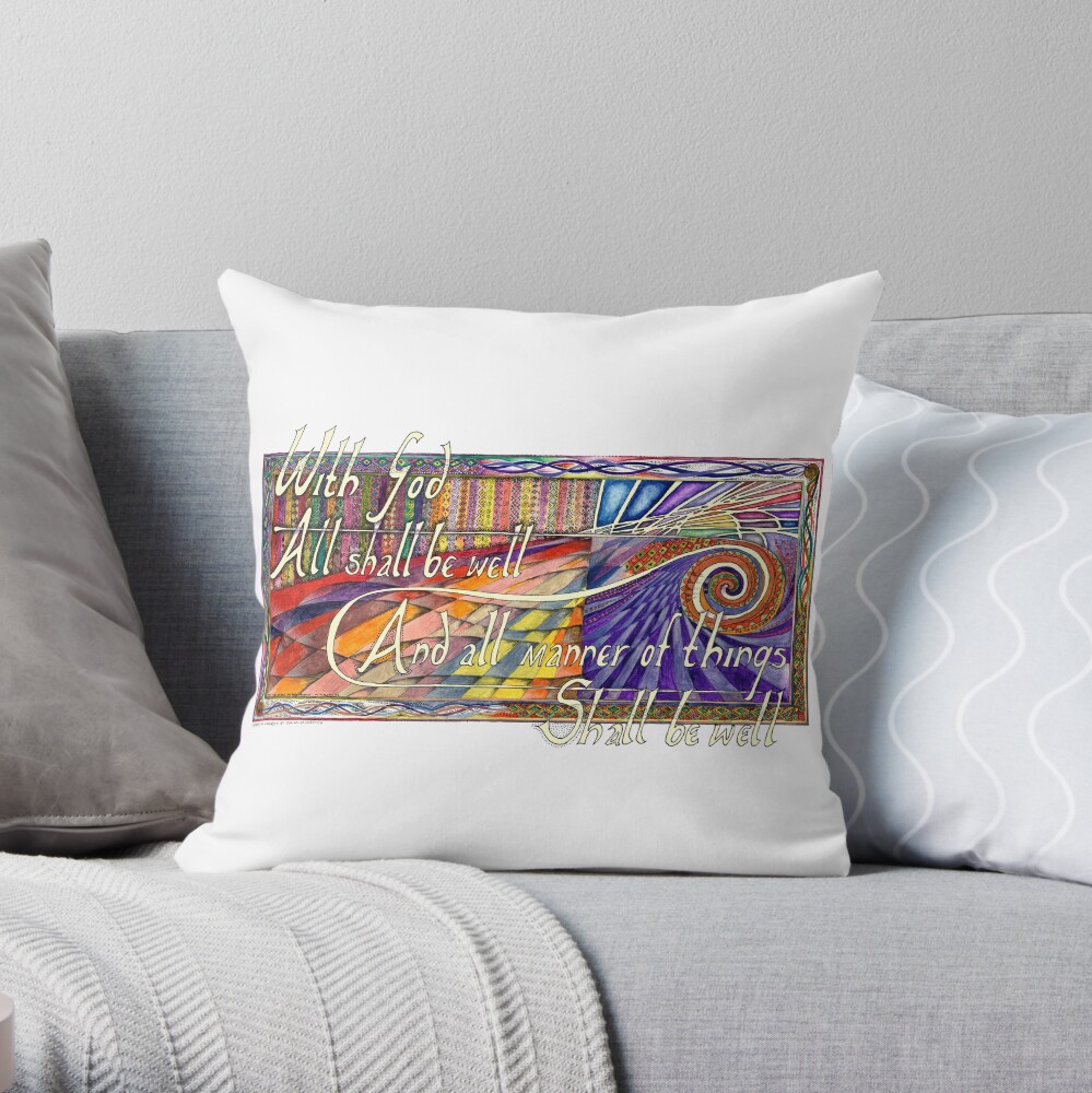 With God Throw Pillow