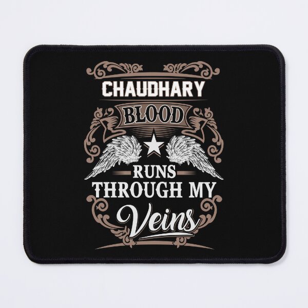 Item preview, Chaudhary Name T Shirt - Chaudhary Blood Runs Through My Veins Gift Item Tee designed and sold by artiagasonya.