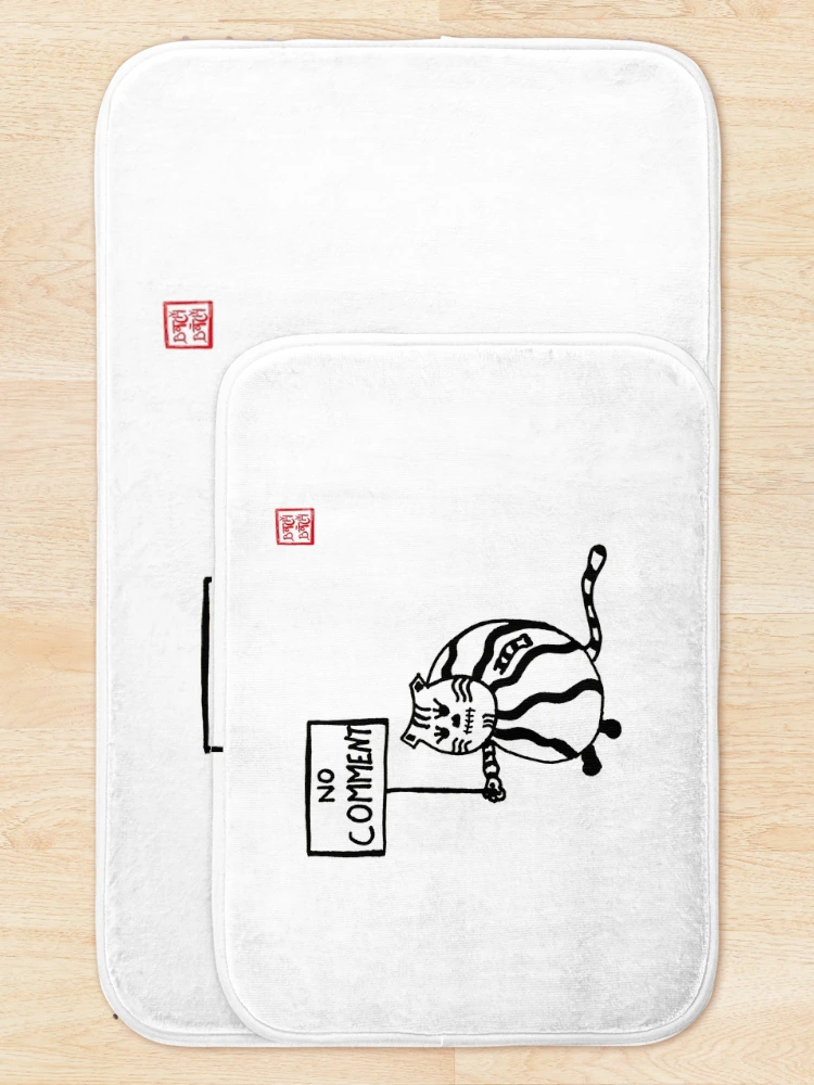 Thumbnail 5 of 6, Bath Mat, no comment designed and sold by Botchy-Botchy.