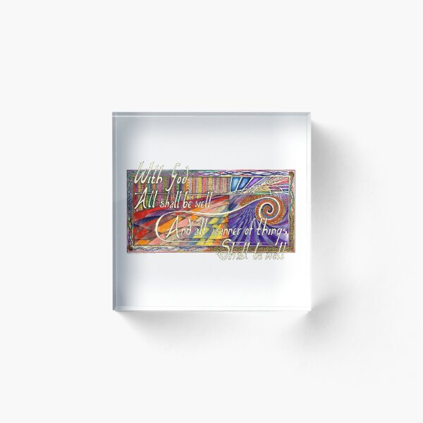 With God Acrylic Block