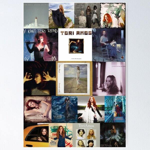 Item preview, Tori Amos Album Records Collage Collection Print designed and sold by LittleIconShop.