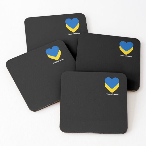 Item preview, "I stand with Ukraine" Ukrainian Flag Heart Design Top Pocket Version designed and sold by Unworldly.
