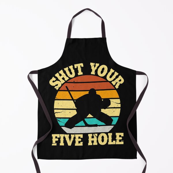 Item preview, Shut Your Five Hole Funny Ice Hockey Goalie designed and sold by Rebecca-Cruz.