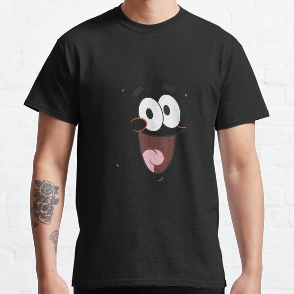 Funny Face and SquarePants Patrick Face  Classic T-Shirt