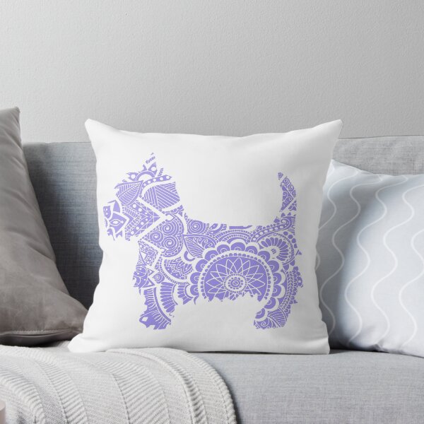 Item preview, Westie zentangle purple designed and sold by -soraya-.