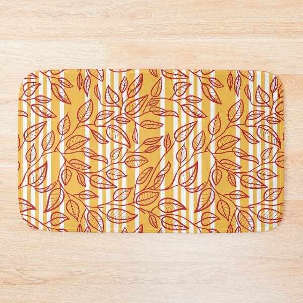 Item preview, Minimalist Leaf Line Art Illustration as a Seamless Surface Pattern Design designed and sold by ZaryaKiqo.