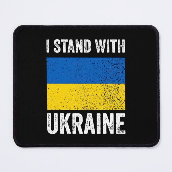 Item preview, I Stand With Ukraine Flag Freedom Ukrainians designed and sold by lxmag.