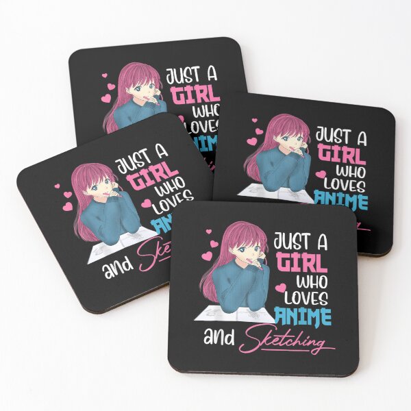 Item preview, Just A Girl Who Loves Anime And Sketching  designed and sold by 77tara.
