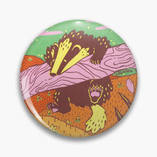 Item preview, Badger on a Log designed and sold by Gremren.