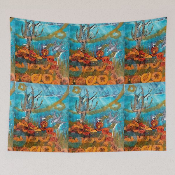 Item preview, Swallows abstract  designed and sold by annamak12.