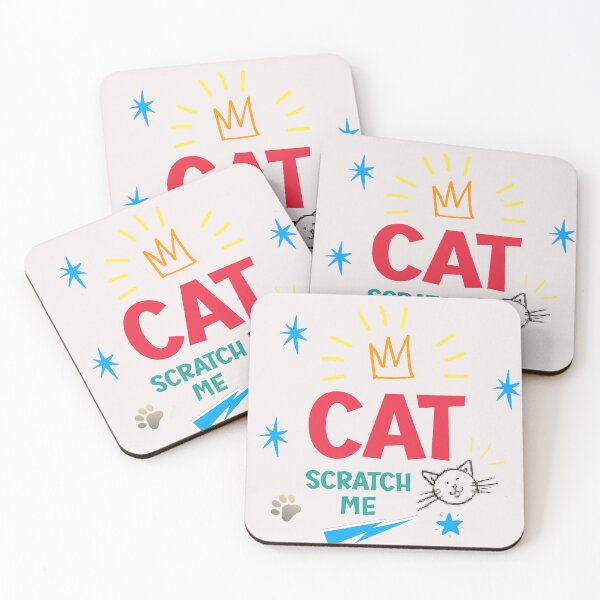 Item preview, Cat scratch me-funny quotes  designed and sold by Alreweny.